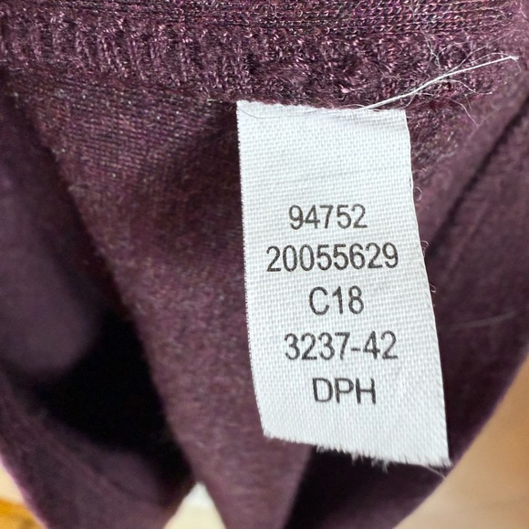 Duluth Trading Womens Ponte Wearwithall Dress Burgundy Large Fall - Picture 3 of 5